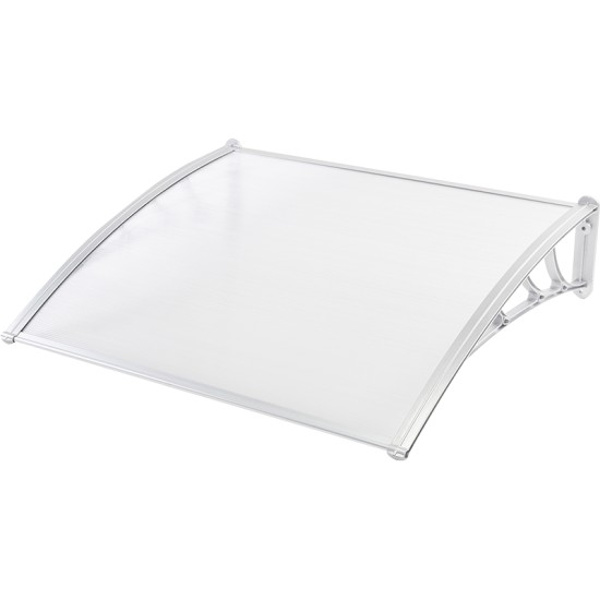 Στέγαστρο Πολυκαρβονικό Πόρτας Παραθύρου 150εκ Χ 80 εκ