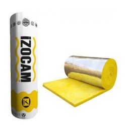 ΥΑΛΟΒΑΜΒΑΚΑΣ ΣΕ ΡΟΛΟ με επικάλυψη αλουμινίου 30mm 1.20μ Χ 24μ  της εταιρίας IZOCAM GF1330-A