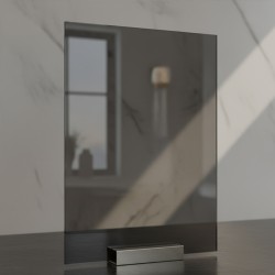 Αθραυστο Πολυκαρβονικό Συμπαγές Φύλλο 2,05μ Χ 6,10μ Φιμέ (Ανθρακί) 3mm Αποστολή από την Αποθήκη Θεσσαλονίκης