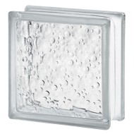 Υαλότουβλο Φυσσαλίδα (Bubble Savona) Άχρωμο 19×19×8cm Αποστολή από την Αποθήκη Θεσσαλονίκης