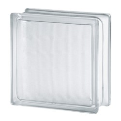 Υαλότουβλο Samba Άχρωμο 19×19×8cm Αποστολή από την Αποθήκη Θεσσαλονίκης
