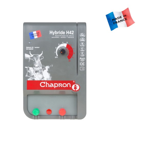 Μηχανισμός Ηλεκτρικής Περίφραξης CHAPRON HYBRID H42 4,2J 15000V έως 150χλμ