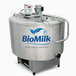 Παγολεκάνη Γάλακτος BioMilk Ανοικτού Τύπου Μονοφασική 50 Λίτρων 2 Αρμεγμάτων