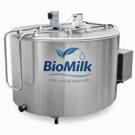 Παγολεκάνη Γάλακτος BioMilk Ανοικτού Τύπου Τριφασική 800 Λίτρων 2 Αρμεγμάτων