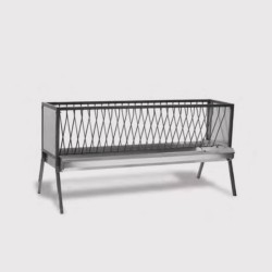 Ταΐστρα Aιγοπροβάτων Γαλβανιζέ 2μ για 6 έως 8 ζώα Ταΐστρα Aιγοπροβάτων Γαλβανιζέ 2μ για 6 έως 8 ζώα