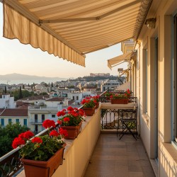 Τέντα Κομπλέ με Βραχίονες Αλουμινίου (Μπράτσα) 2μ Χ 4,5μ με Ηλεκτρικό Μηχανισμό
