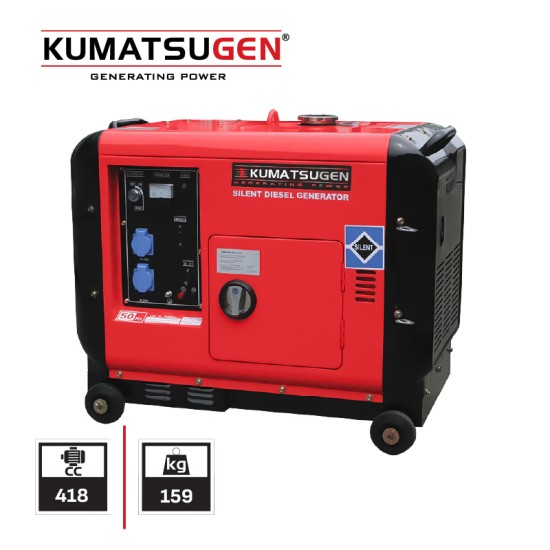 KUMATSUGEN GP8000MAT Γεννήτρια Πετρελαίου Τριφασική AVR 6.6Kva KUMATSUGEN GP8000MAT Γεννήτρια Πετρελαίου Τριφασική AVR 6.6Kva