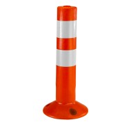 Πλαστικό Κολωνάκι Οδικής Σήμανσης 45cm με Αντανακλαστική Ταινία