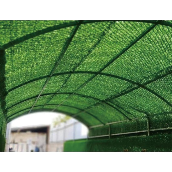 Φράχτης Περίφραξης με Γαλβανιζέ Πλέγμα και Συνθετικό Γκαζόν Διάστασης 1,8μ Χ 10μ