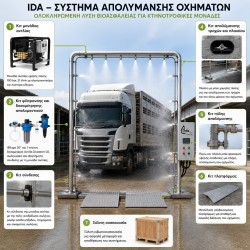 Αυτόματη Πύλη Απολύμανσης IdraBase IDA 3 για Πρόληψη της Εξάπλωσης Ασθενειών, Εξάλειψη Δυσάρεστων Οσμών 100Bar Αυτόματη Πύλη Απολύμανσης IdraBase IDA 3 για Πρόληψη της Εξάπλωσης Ασθενειών, Εξάλειψη Δυσάρεστων Οσμών 100Bar