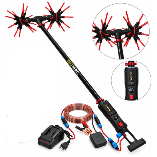 Ελαιοραβδιστικό Αχινός 4D BioMac 1000W Brushless 12–24V με Ανθρακονήμα 2,4m – Για Μπαταρίες Τύπου Makita 21V Ελαιοραβδιστικό Αχινός 4D BioMac 1000W Brushless 12–24V με Ανθρακονήμα 2,4m – Για Μπαταρίες Τύπου Makita 21V