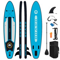 Σανίδα SUP MY BOARD Φουσκωτή με Ρυθμιζόμενο Κουπί με Τρόμπα και Σακίδιο Μεταφοράς 320x75x15cm Σανίδα SUP MY BOARD Φουσκωτή με Ρυθμιζόμενο Κουπί με Τρόμπα και Σακίδιο Μεταφοράς 320x75x15cm