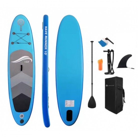 Σανίδα SUP WAVE RUNNER Φουσκωτή με Ρυθμιζόμενο Κουπί με Τρόμπα και Σακίδιο Μεταφοράς 310x76x15cm
