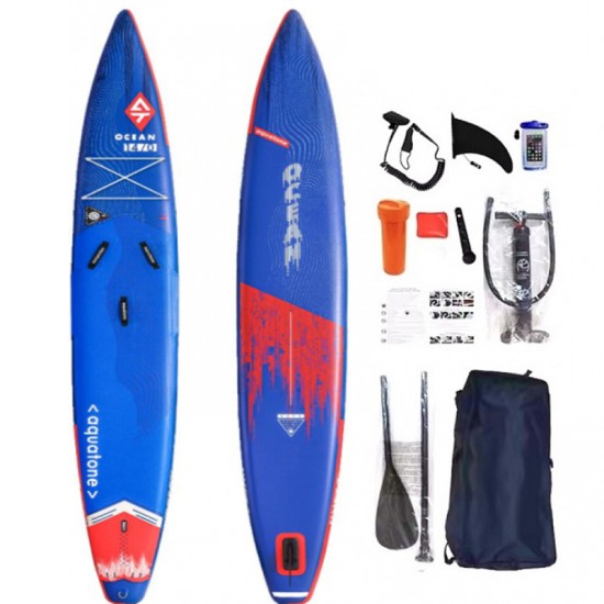 Σανίδα SUP Pro Φουσκωτή με Ρυθμιζόμενο Κουπί με Τρόμπα και Σακίδιο Μεταφοράς 426X57X15CM