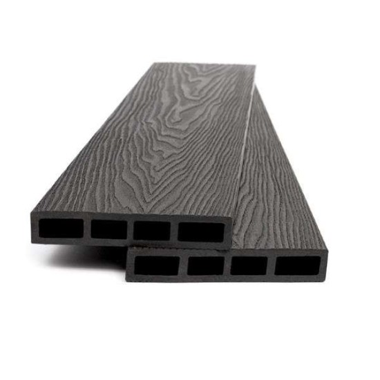 WPC Περίφραξης 3D Νερά ΝΕΑΣ ΓΕΝΙΑΣ Dark GREY 9050 Πάχος 2,00cm x Πλάτος 12,00cm x Μήκος 3,60m Τιμή ανά Τεμάχιο