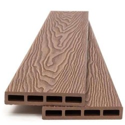 WPC Περίφραξης 3D Νερά ΝΕΑΣ ΓΕΝΙΑΣ TEAK 90155 Πάχος 2,00cm x Πλάτος 12,00cm x Μήκος 3,60m Τιμή ανά Τεμάχιο