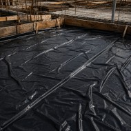 Νάιλον για Μπετόν Καθαριότητας, Οικοδομικό Νάιλον 500μm LDPE Μαύρο για Σκυροδέτηση (τιμή μ2)