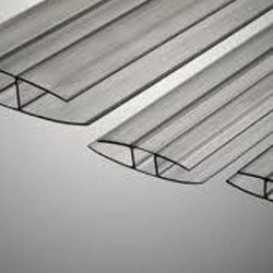 Προφίλ Σύνδεσης Πλαστικό Μήκους 6μ για Πολυκαρβονικά Πάχους 6mm Αποστολή από την Αποθήκη Θεσσαλονίκης