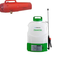 Ψεκαστήρας Μπαταρίας Επαγγελματικός Elletra Primetec 16L λίτρα με ΠΟΡΤΑΚΙ για Εύκολη Αλλαγή Μπαταρίας Μολύβδου Μαζί με Εκτοξευτήρας Scirocco Blower Οριζόντιας Απόστασης 6μ, Κατακόρυφης 3μ