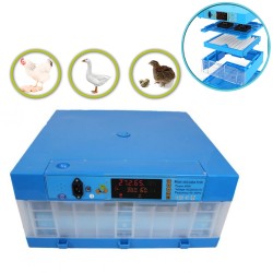 Κλωσσομηχανή Αυτόματη 60 Αυγών Εκκολαπτική με Θερμομετρο Υγρασιόμετρο Κατάλληλη για Αυγά Κότας, Πάπιας, Χήνας, Φασιανού, Ορτυκιού με Αντίσταση 120W Κλωσσομηχανή Αυτόματη 60 Αυγών Εκκολαπτική με Θερμομετρο Υγρασιόμετρο Κατάλληλη για Αυγά Κότας, Πάπιας, Χήνας, Φασιανού, Ορτυκιού με Αντίσταση 120W