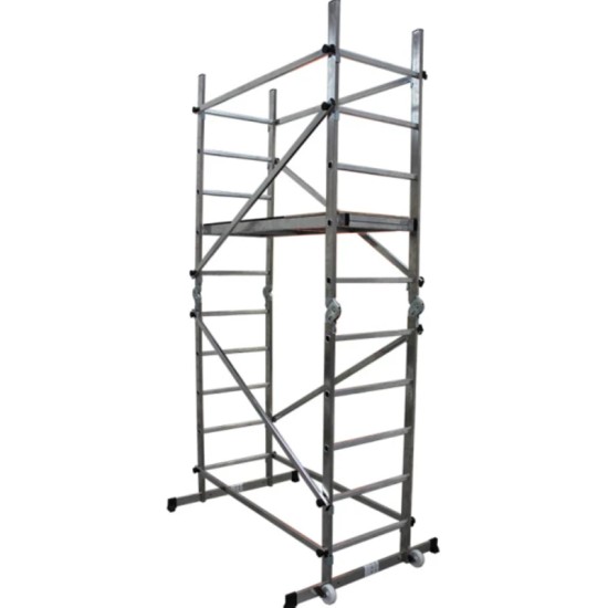 Σκαλωσιά Αλουμινίου AC300M Πλατφόρμα 1,5μΧ0,5μ Υψος Πλατφόρμας 2μ Υψος Εργασίας 4μ