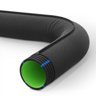 Σωλήνας Αποστράγγισης GEODRAIN PLUS SN4 με Γεωύφασμα 63mm 50m 360ᵒ