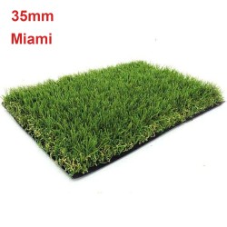 Συνθετικός Χλοοτάπητας 35mm Miami με UV Ολλανδίας 7 χρόνια εγγύηση 4μ πλάτος με Πιστοποίηση EN 71-3 για Παιδότοπους (Τιμή ανά τ.μ. για Ελάχιστη Παραγγελία 100 τετραγωνικά)