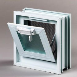 Παράθυρο Βινυλίου Αντί 1 Υαλότουβλου με Εξωτερική Διάσταση: 18,9×18,9cm Αμερικάνικης Κατασκευής Αποστολή από την Αποθήκη Θεσσαλονίκης