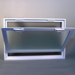 Παράθυρο Βινυλίου Αντί 6 Υαλότουβλων με Εξωτερική Διάσταση: 57,9x38,4cm Αμερικάνικης Κατασκευής Αποστολή από την Αποθήκη Θεσσαλονίκης