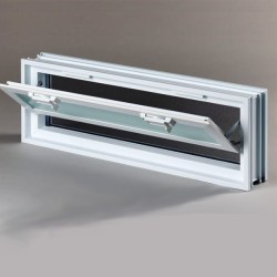 Παράθυρο Βινυλίου Αντί 3 Υαλότουβλων με Εξωτερική Διάσταση: 57,9×18,9cm Αμερικάνικης Κατασκευής Αποστολή από την Αποθήκη Θεσσαλονίκης