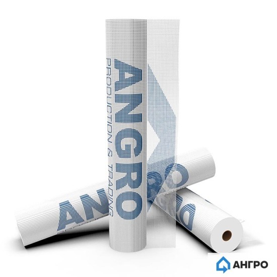 Angro Υαλόπλεγμα Δίχτυ καρέ 4x4mm 160g/m2 σε ρολο 50m2