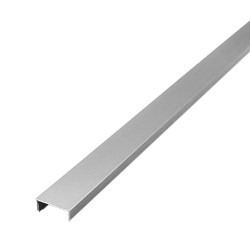 Καπάκι Πλαινό Ανόδου Αλουμινίου μόνο για Τελείωμα για Κολώνα 50X50/20mm 3 μέτρα