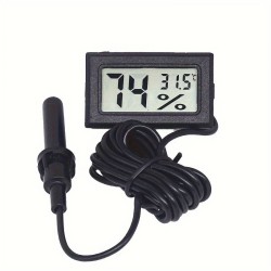 Οθόνη με ΘΕΡΜΟΜΕΤΡΟ-υγρασιόμετρο τετράγωνο για ΗΜΙ κλωσσομηχανή Cleo 41 και 82 αυγών