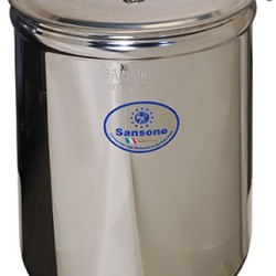 Βαρέλι SANSONE Πρεσαριστό Ανοξείδωτο 50lt Ανοιχτό Καπάκι με Κόφτη πλαστικό ΜΕΛΙΟΥ Βαρέλι SANSONE Πρεσαριστό Ανοξείδωτο 50lt Ανοιχτό Καπάκι με Κόφτη πλαστικό ΜΕΛΙΟΥ