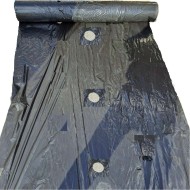 Φύλλο Εδαφοκάλυψης 20gr Μαύρο με Έτοιμες Τρύπες ΑΝΑ 40εκ  1μ X 1000μ  Κατάλληλο για Ντοματα, Αγκούρι, Κολοκυθι, Μπρόκολο