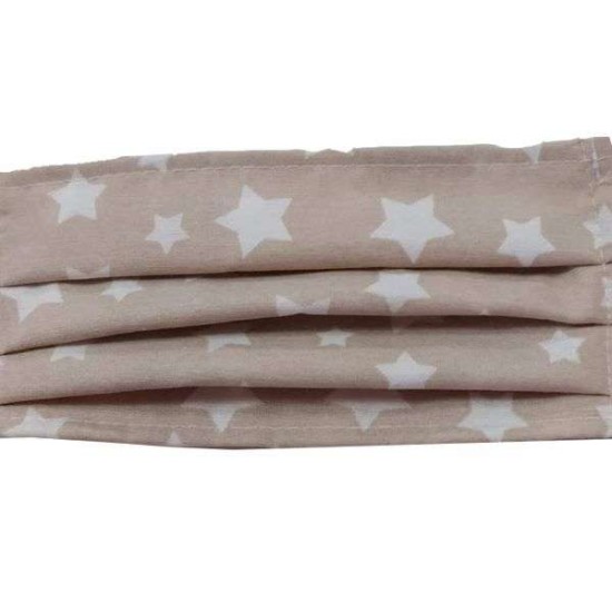 Μάσκα Προστασίας Προσώπου Υφασμάτινη με Λάστιχο Επαναχρησιμοποιήσιμες