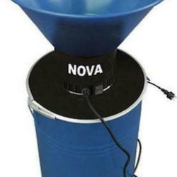 Μύλος Ζωοτροφών NOVA Παραδίδεται με 3 κόσκινα σίτες 2,4,8 mm 1200 WATT, σε μπλε χρώμα
