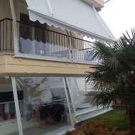 Ύφασμα Τέντας για Αντικατάσταση Υπάρχουσας Τέντας σε Υπάρχον Μηχανισμό Ρίντο Κάθετης Μορφής με Βολάν (Προσθέτουμε καθαρές Διαστάσεις)