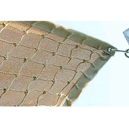 Διχτυ σκίασης 3x4m διπλο με ρέλι Dessert 190gr/m²