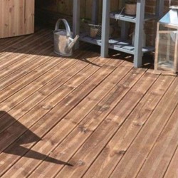 Deck Σανίδες Ξύλινες Διπλής Οψεως Εμπότισμού Δάπεδο, Περίφραξη Παχος 2,5εκ Χ Π: 0,14μ X Μ: 4μ Τιμή το Τεμάχιο