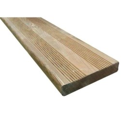 Deck Σανίδες Ξύλινες Λειο / Γραμμωτο Εμπότισμού Δάπεδο, Περίφραξη Παχος 1,9εκ Χ Π: 9,6 εκ X Μ: 2,4μ Τιμή το Τεμάχιο