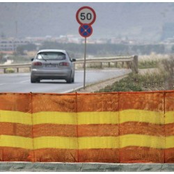 Δίχτυ Οδικής Προστασίας Εργοταξίου Πορτοκαλί Κίτρινο 1 Χ100 
