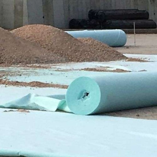Μη Υφαντό Γεωύφασμα Non Woven Bondex 400 γρ/τμ Εφελκυσμός 16,7 kN/m Διάσταση 4μ Χ 70μ