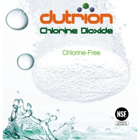 Διοξειδίου του Χλωρίου Dutrion Ταμπλέτες  Βιοκτόνο Απολύμανσης Επιφανειών, Χεριών, Νερού 1 gr 