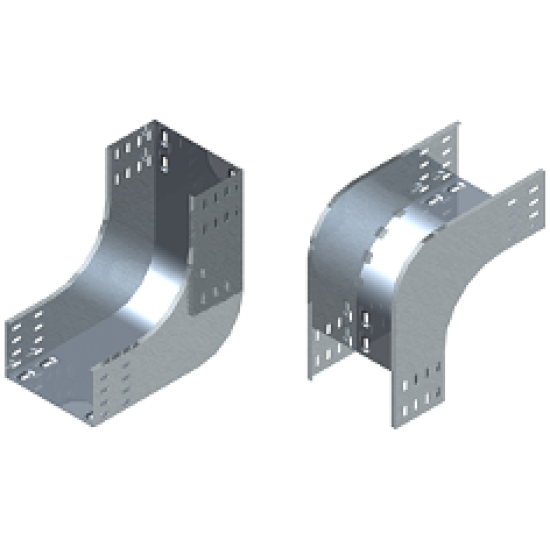 Γωνία Στήριξης Πλάτους 120 mm, Ύψους 110 mm, Πάχος ελάσματος 1,50 mm για σχάρα καλωδίων μεταλλική