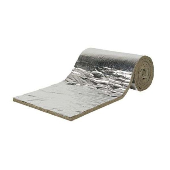 Πάπλωμα Πετροβάμβακα 40mm 1,20μ Χ 8μ με Επικάλυψη Ενισχυμένου Αλουμινίου RF5040AF IZOCAM