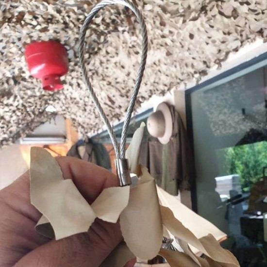 Δίχτυ Σκίασης Παραλλαγής Ερήμου Βρετανικού Στρατού με ενσωματωμένο  ΣΥΡΜΑΤΟΣΧΟΙΝΟ 4μΧ4μ 