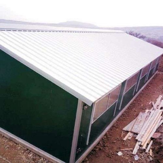 ΠΡΟΒΑΤΟΣΤΑΣΙΟ ΘΕΡΜΟΚΗΠΙΑΚΟΥ ΤΥΠΟΥ (ΑΜΦΙΚΛΙΝΕΣ) 12X35m ΜΕ ΑΠΑΛΛΑΓΗ ΟΙΚΟΔΟΜΙΚΗΣ ΑΔΕΙΑΣ με Σκελετό IPE (ήτα)