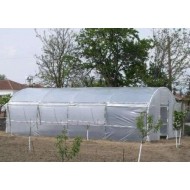 Θερμοκήπιο Κήπου Ερασιτεχνικό GM-30, Πλάτος 3μ, Μήκος 8 μ, πλευρική ανύψωση, νάιλον 4 ετές, Σχελετός Φ33