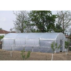 Θερμοκήπιο Κήπου Ερασιτεχνικό GM-30, Πλάτος 3μ, Μήκος  6-12 μ , πλευρική ανύψωση, νάιλον 4 ετές, Σχελετός Φ33